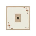 AQUA GLOW SINGLE TV SOCKET