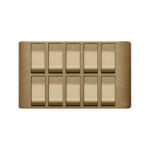 AQUA PINE GOLD 10 GANG SWITCH