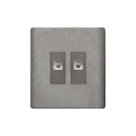 AQUA PINE GREY DOUBLE DATA SOCKET