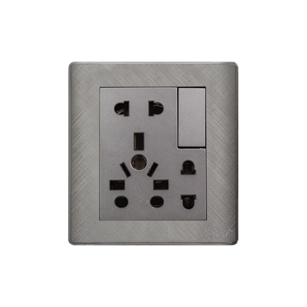 AQUA PINE GREY UNIVERSAL SOCKET