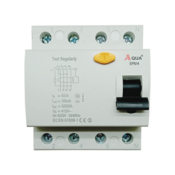 AQUA RCCB IIII POLE 63 AMP