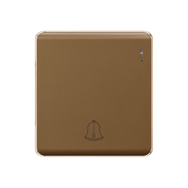 Aqua Elegance Brown Bell Push