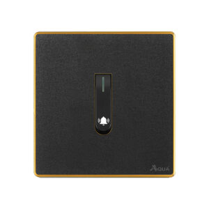 AQUA NEO ACRYLIC BLACK BELL PUSH