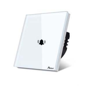 Glass Non-Wifi Smart Bell Push Touch Black