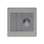 CENTURY GLADE 2 GANG SWITCH PLUS 1 DIMMER