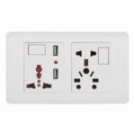 AQUA EDGE WHITE DOUBLE MULTI PLUS 2 USB