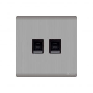 Aqua Discovery Silver Double Data Socket