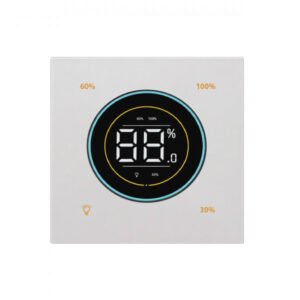 AQUA ZIGBEE DOVE WHITE DIGITAL FAN DIMMER + 1 GANG + 2 SCENE