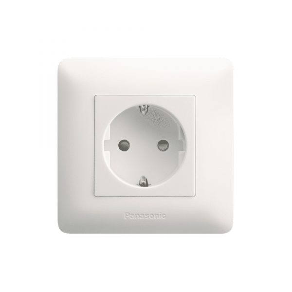 Panasonic 1G German Socket, 16A 250V AC