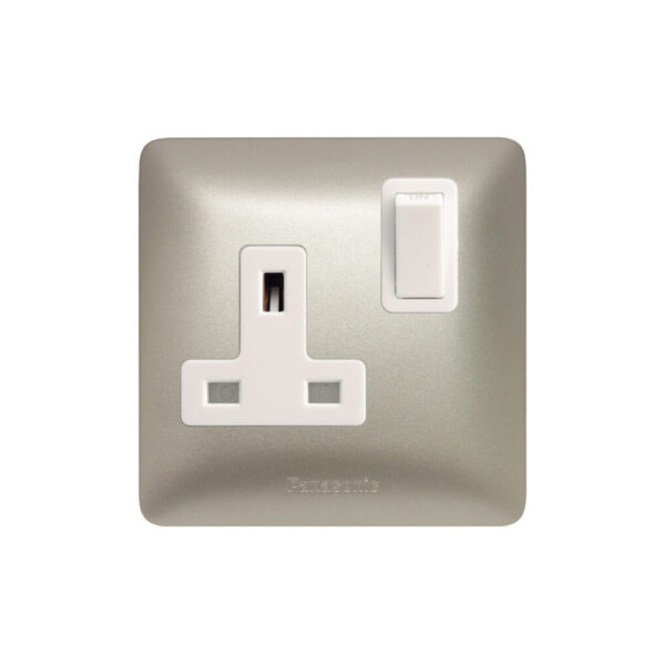 Panasonic 1G DP Switched, BS Socket, 13A 250V