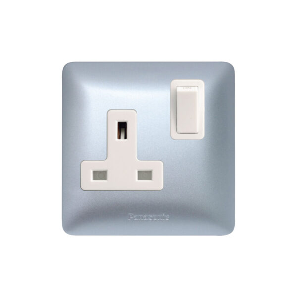 Panasonic 1G DP Switched, BS Socket, 13A 250V