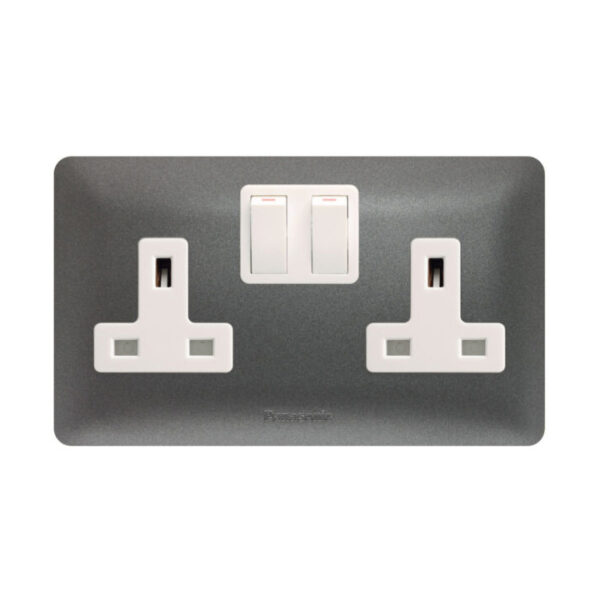 Panasonic 2G DP Switches Sockets 13A