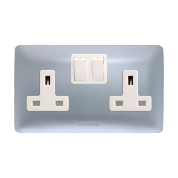 Panasonic 2G DP Switches Sockets 13A
