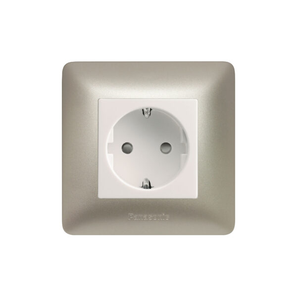Panasonic 1G German Socket, 16A 250V AC