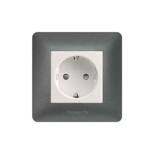 Panasonic 1G German Socket, 16A 250V AC
