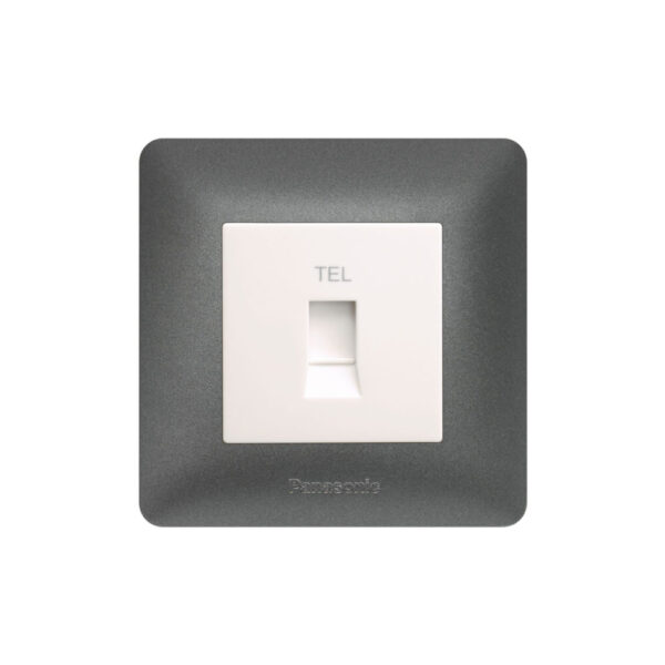 Panasonic 1G Telephone Socket  RJ 11/12, 6P 4C