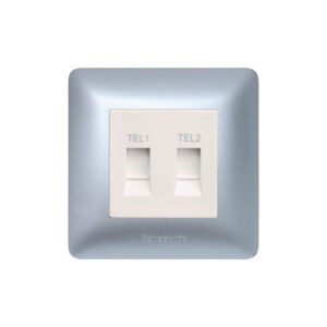 Panasonic 2G Telephone Socket, RJ 11/12, 6P 4C
