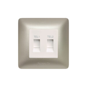 Panasonic 2G Telephone Socket, RJ 11/12, 6P 4C