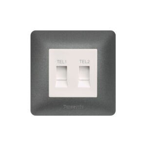 Panasonic 2G Telephone Socket, RJ 11/12, 6P 4C