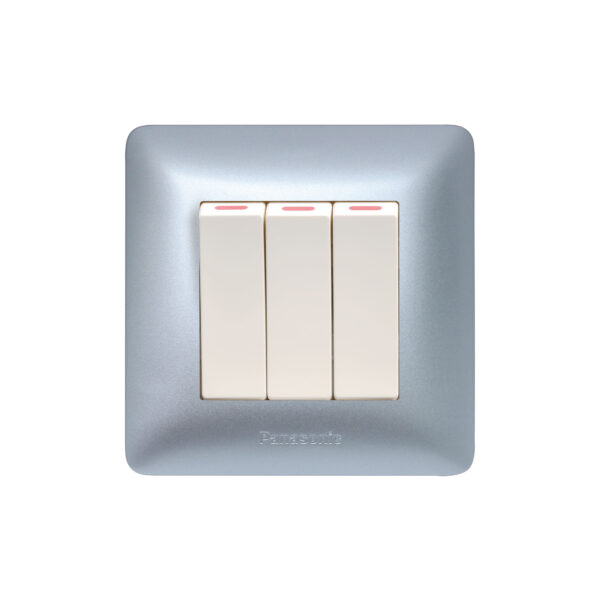 Panasonic 3 Gang 1 Way SP Switch