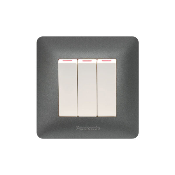 Panasonic 3 Gang 1 Way SP Switch