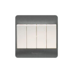 Panasonic 4 Gang 1 Way SP Switch (3x3)
