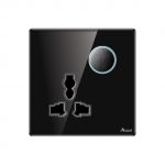 Aqua Roman black Series Multi Function Socket