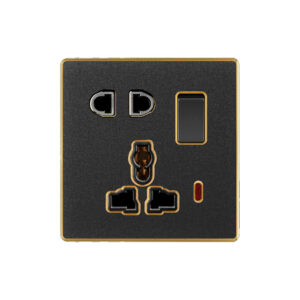 Aqua Xtreme Black Multi Function Socket