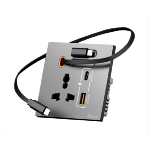 Aqua 20W Fast Charging Wall Socket (Grey)