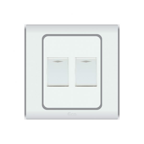 PARADISE ECO 2 GANG SWITCH