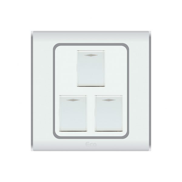 PARADISE ECO 3 GANG SWITCH