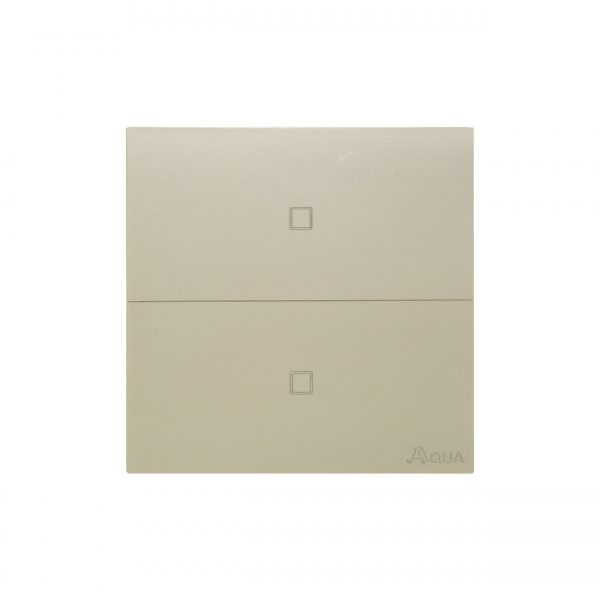 Aqua Wifi Smart Pearl White 2 Gang Switch