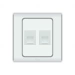 PARADISE ECO DOUBLE TELEPHONE SOCKET