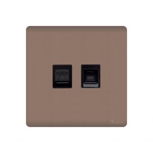 Aqua Discovery Gold Telephone Plus Data Socket