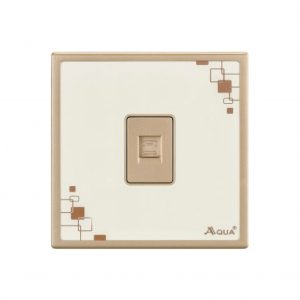 AQUA GLOW SINGLE TELEPHONE SOCKET
