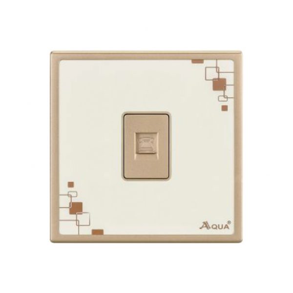 AQUA GLOW SINGLE TELEPHONE SOCKET