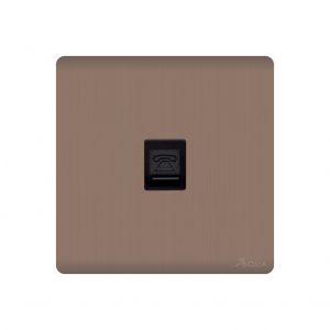 Aqua Discovery Gold Single Telephone Socket