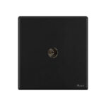 AQUA NEO SUPER BLACK SINGLE TV SOCKET