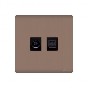 Aqua Discovery Gold TV Plus Telephone Socket
