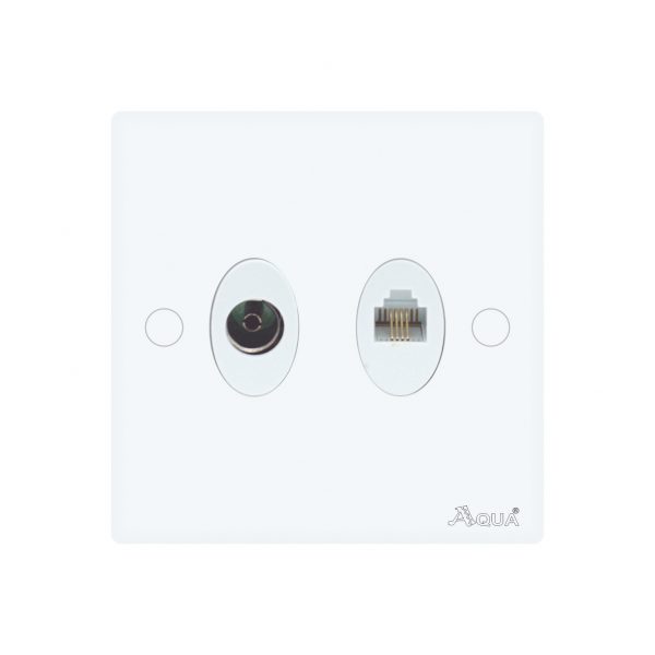 AQUA DYNASTY TV PLUS TELEPHONE SOCKET