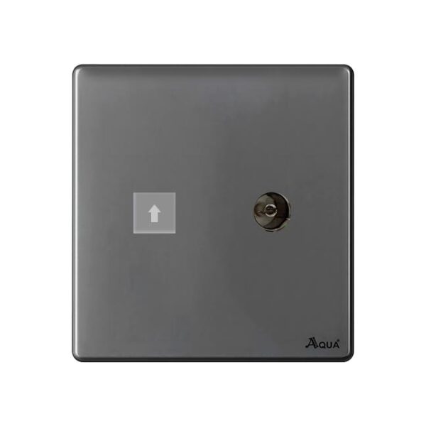 AQUA NEO SUPER GREY TV + TELEPHONE SOCKET