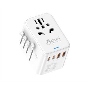 Aqua All in One World Travel Adapter