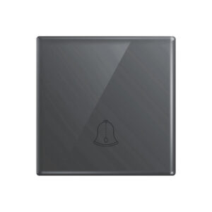 Aqua Glasskin Grey Bell Push