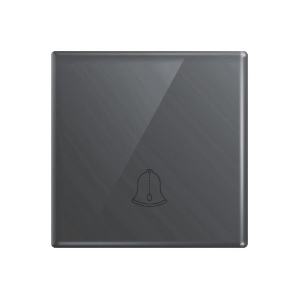 Aqua Glasskin Grey Bell Push