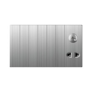 Aqua Xtreme Grey 6 Switch + 1 Socket + 1 Dimmer