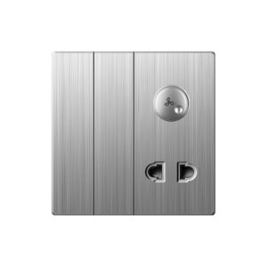 Aqua Xtreme Grey 2 Switch + 1 Socket + 1 Dimmer