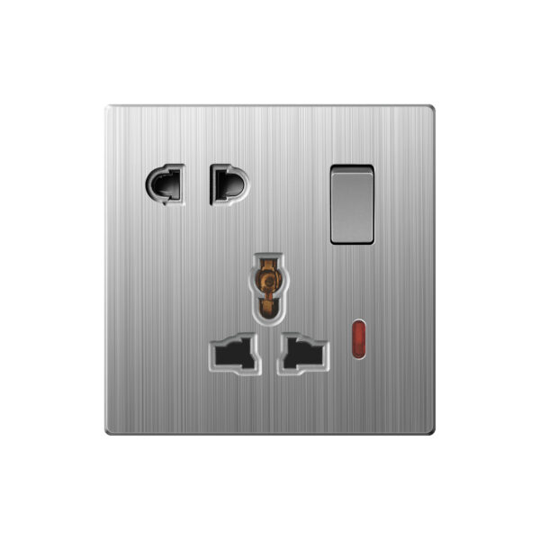 Aqua Xtreme Grey Multi Function Socket