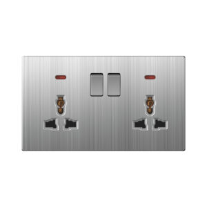 Aqua Xtreme Grey  Double Multi Socket