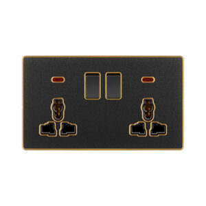 Aqua Xtreme Black  Double Multi Socket