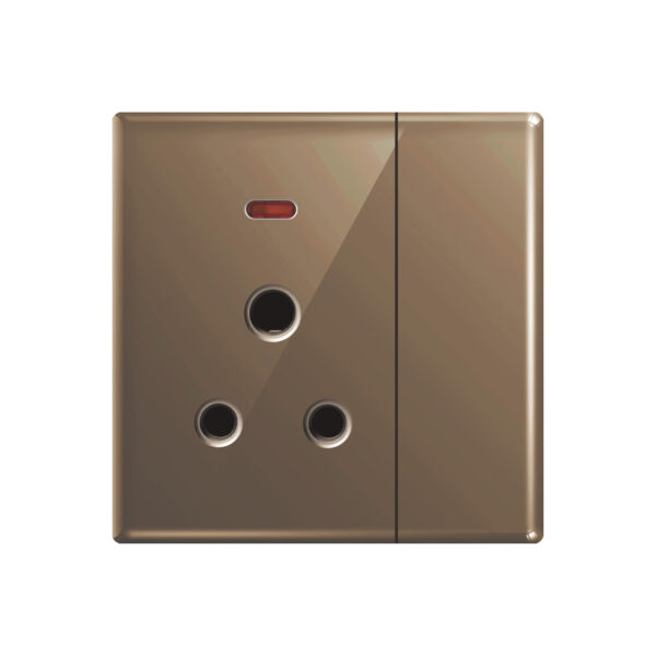 Aqua Glasskin Bronze Power Plug